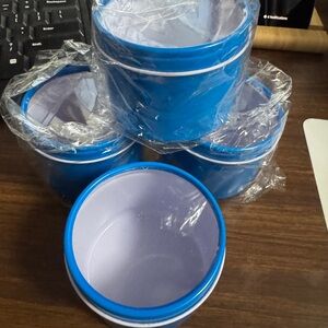 Blue Party Tins